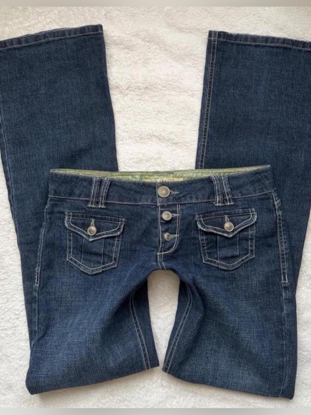Absolutely insane early 2000s Tyte super Low rise boot cut flare jeans